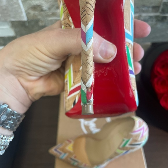 💯 Authentic Christian Louboutin So Kate Cork 120mm - 𝙼𝚄𝚂𝚃 𝚂𝙴𝙻𝙻 ‼️‼️‼️ - Picture 2 of 14